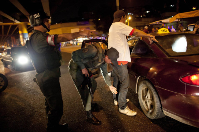 Venezuela Troops On Street