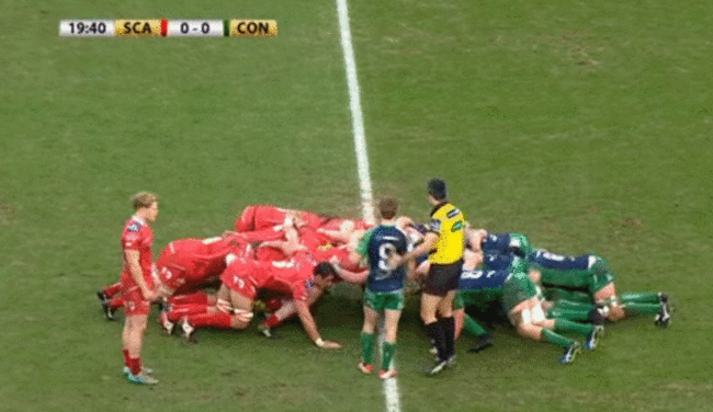 Connacht full scrum