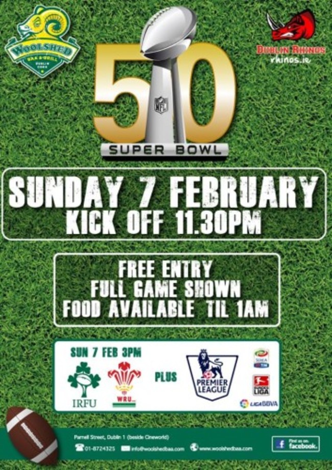 Super Bowl 50 Woolshed