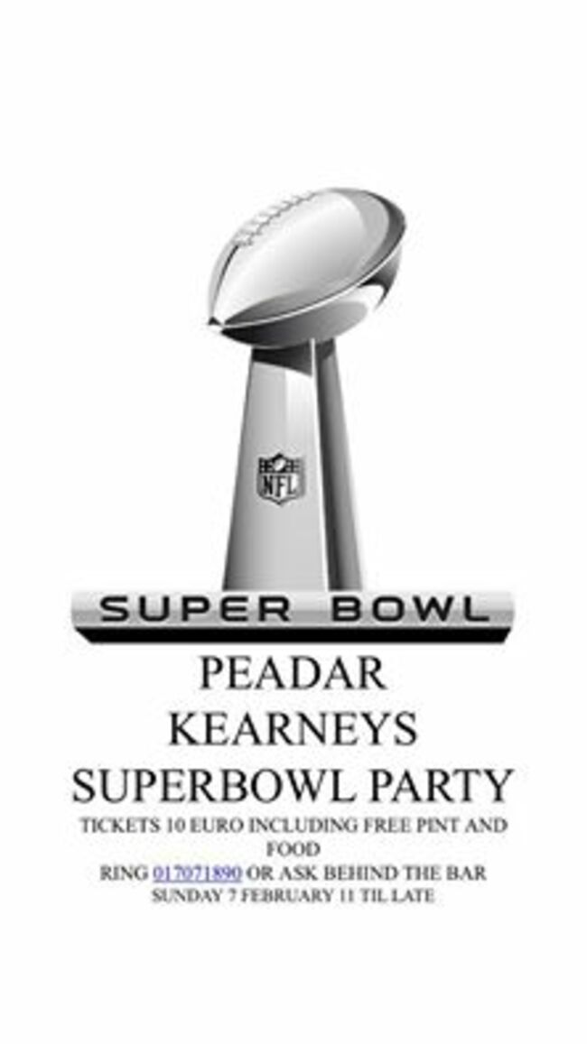 Super Bowl 50 Peadar Kearneys