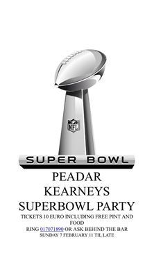 Super Bowl 50 Peadar Kearneys