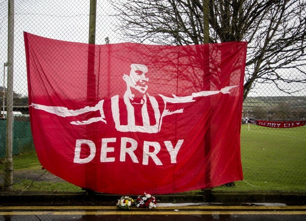 A tribute to former Derry City player Mark Farren