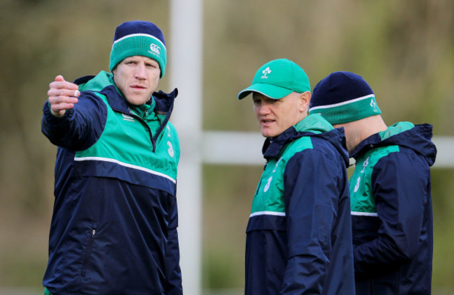 Simon Easterby and Joe Schmidt