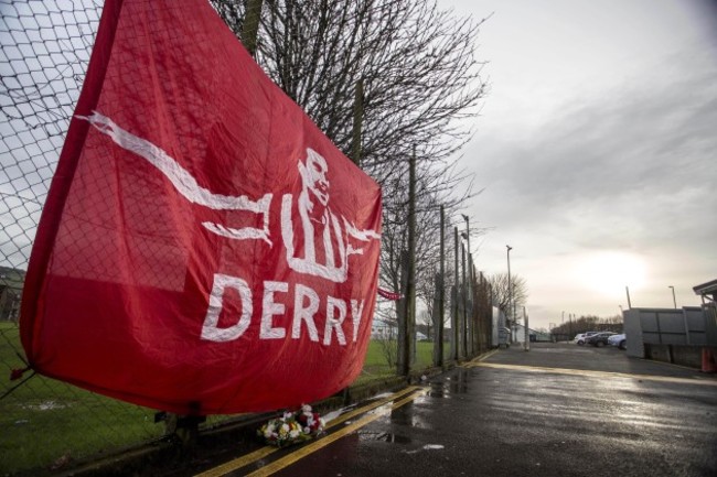 A tribute to former Derry City player Mark Farren