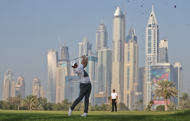Mideast Emirates Golf