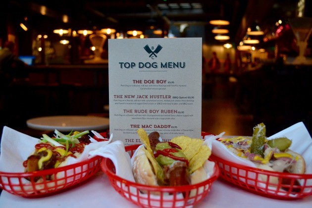 TOP DOG HOT DOGS AT B & C