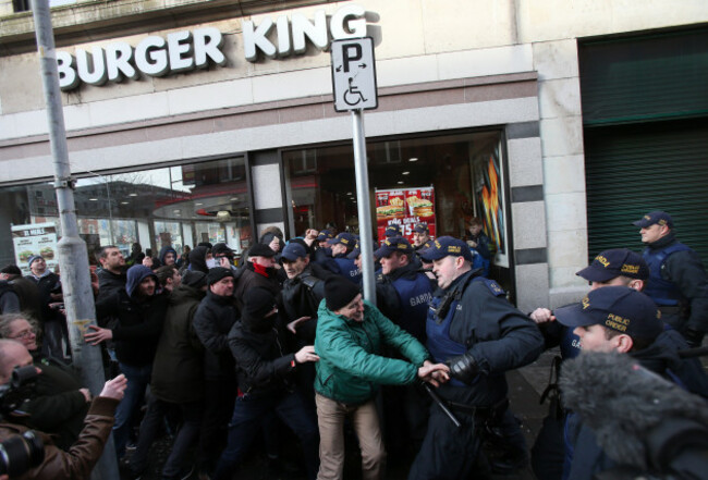 Dublin anti-racism demonstration