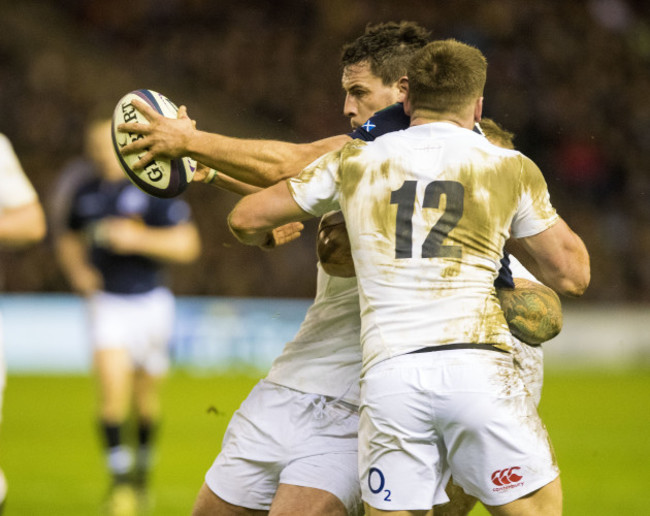 Owen Farrell with John Hardie