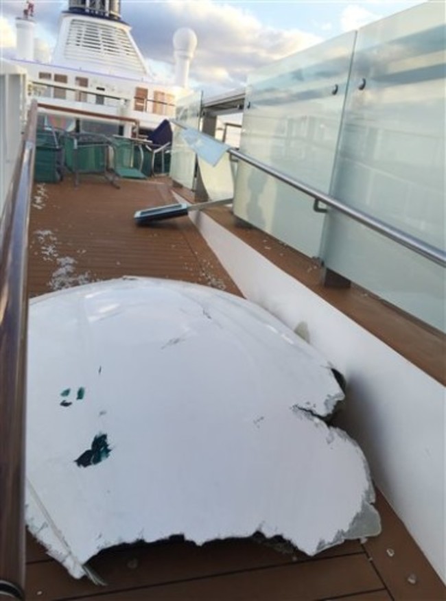 Cruise ship damage