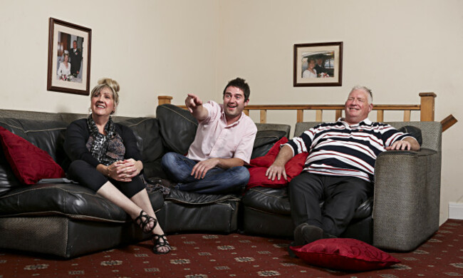 Linda, George and Pete Gilbey, stars of Channel 4's Gogglebox