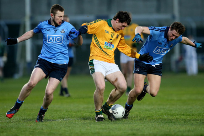 Jack McCaffrey and Johnny Small with Padraic Harnan