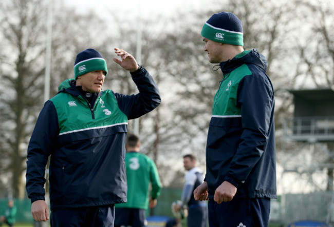 Joe Schmidt and Jonathan Sexton