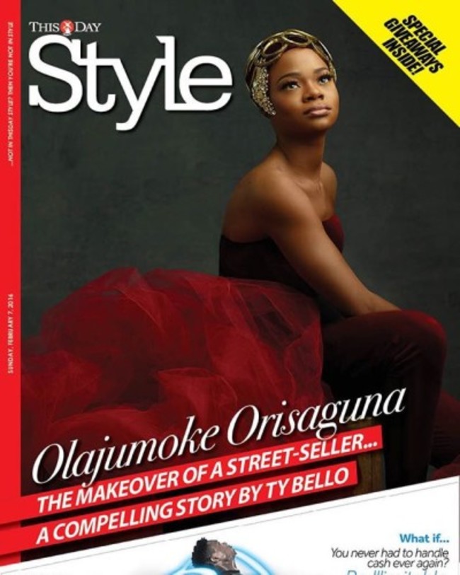 Someone special our #olajumoke made it on the cover of this day style this morning . You all should buy one . This just made me cry . She really is a blessed woman with an amazing story . I almost cant believe it !@thisdaystyle thank you for being the most amazing publication and believing in this story