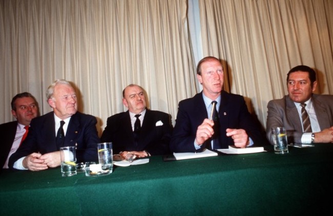 Appointment of Jack Charlton as manager