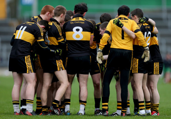 The Crokes team huddle