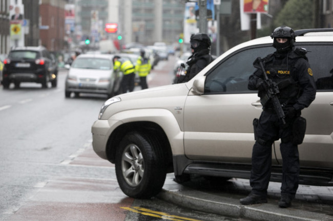 9/2/2016. Armed Gardai Checkpoints