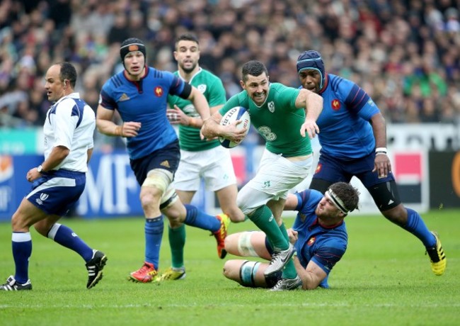 Rob Kearney with Eddy Ben Arous