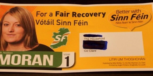 sinn fein leaflet