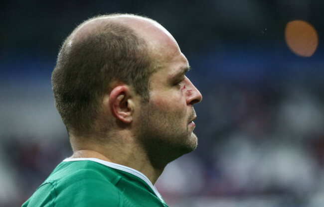 Rory Best dejected after the game
