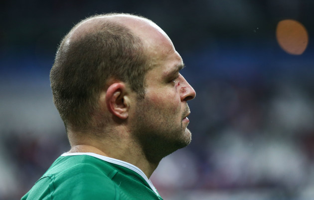 Rory Best dejected after the game