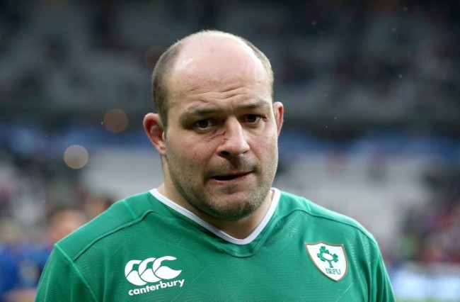 Rory Best dejected after the game