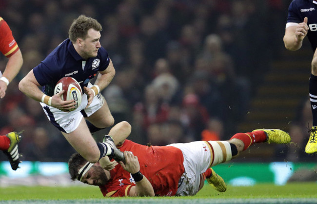 Scott Baldwin with Stuart Hogg