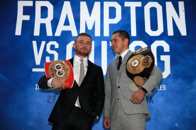 Carl Frampton v Scott Quigg Press Conference - Park Plaza Riverbank