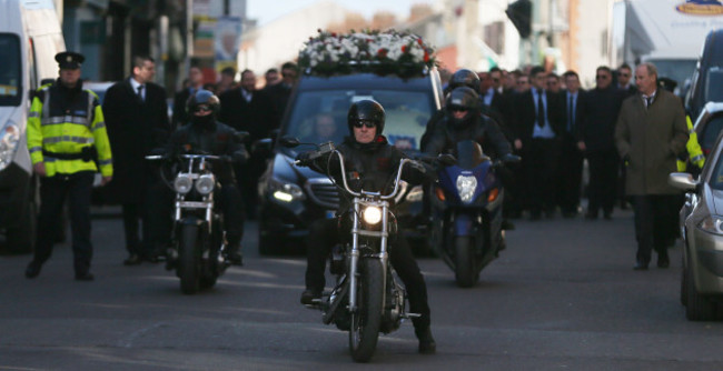 David Byrne funeral