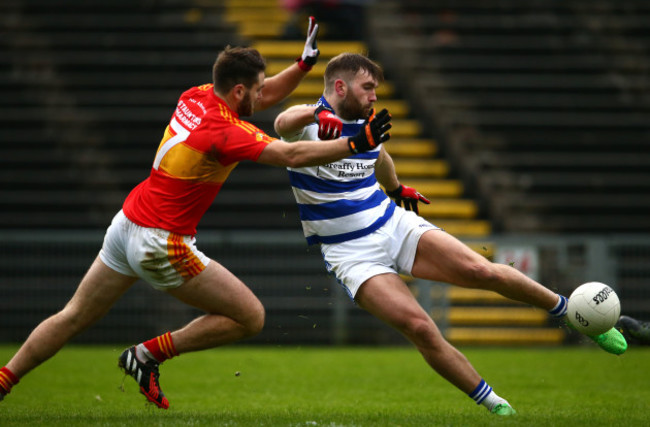 Aidan O&Otilde;Shea attempts a goal shot