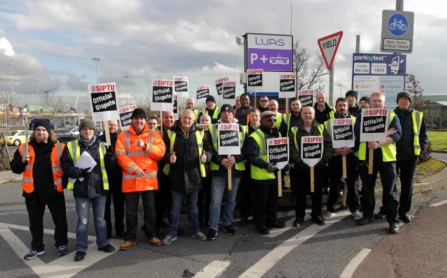 11/2/2016 A two-day strike by SIPTU workers beginn