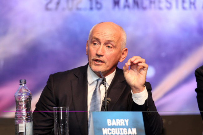 Barry McGuigan 18/11/2015