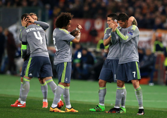 AS Roma v Real Madrid - UEFA Champions League - Round of 16 - First Leg - Stadio Olimpico