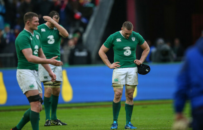 Tommy O'Donnell dejected after the game