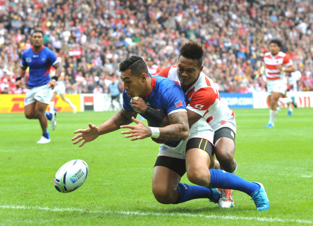 Britain Rugby WCup Samoa Japan