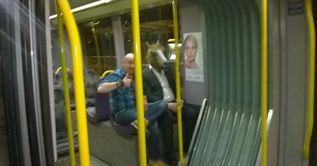 Dublin Luas being classy