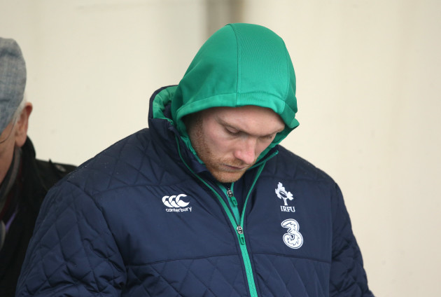 Keith Earls sits out training today