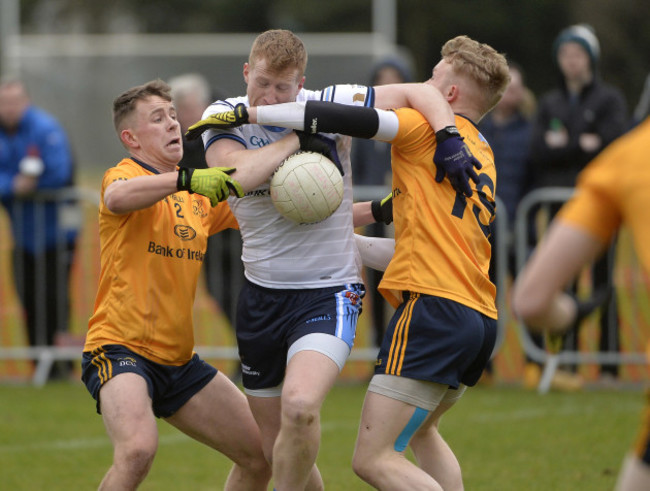 Kieran Hughes with Killian Daly and Stephen Attride