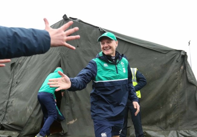 Joe Schmidt greets fans