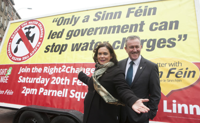 19/02/2016. Sinn Fein deputy leader Mary Lou McDon