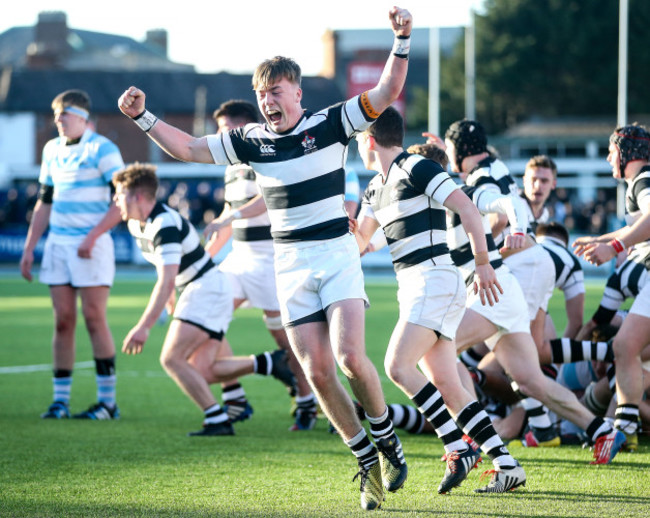 David Hawkshaw celebrates at the final whistle