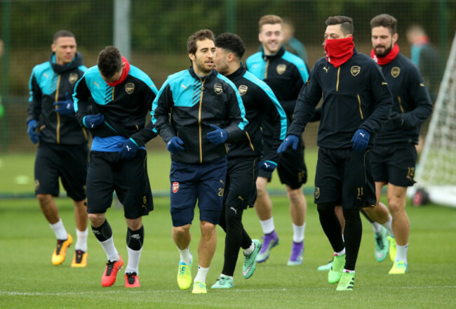 Arsenal v Barcelona - UEFA Champions League - Round of 16 - Arsenal Training Session - London Colney