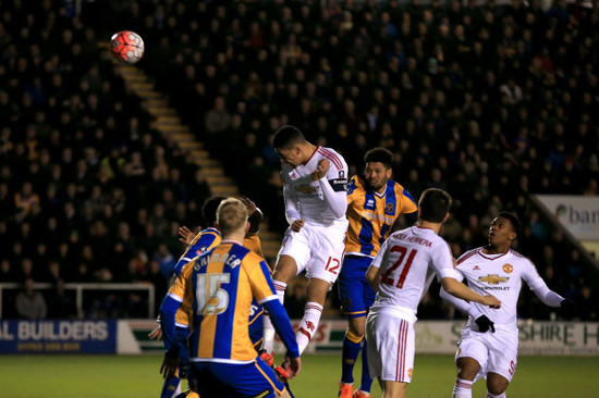 Shrewsbury Town v Manchester United - Emirates FA Cup - Fifth Round - New Meadow