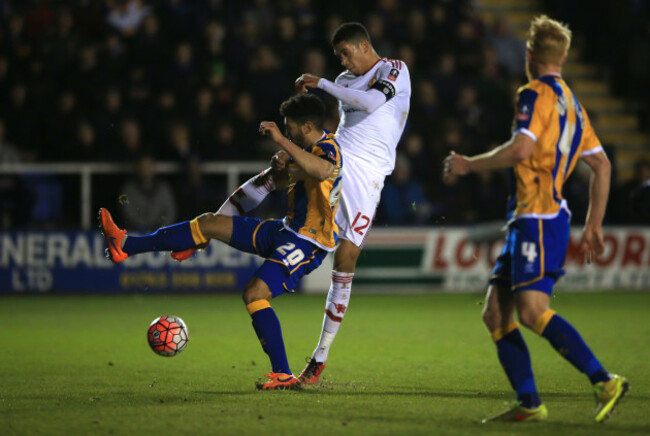 Shrewsbury Town v Manchester United - Emirates FA Cup - Fifth Round - New Meadow