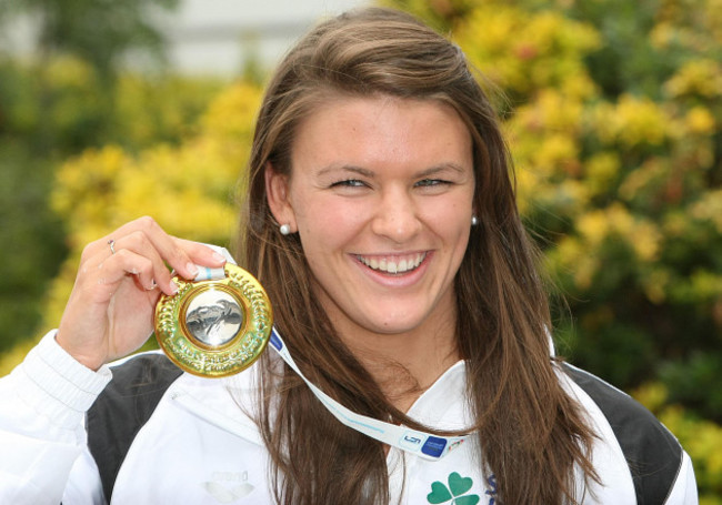 Swimming - Ireland Team arrive from European Championships - Dublin Airport