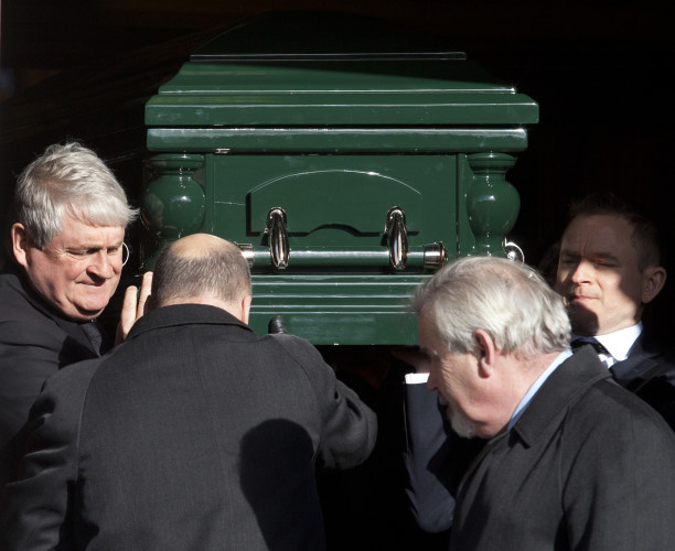 23/2/2016. Denis O'Brien Snr Funeral. Businessman