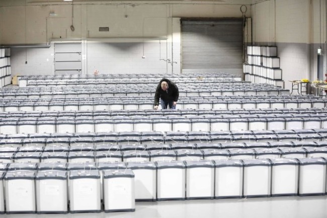 ballot boxes