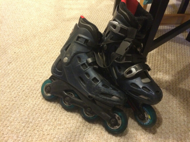 Goodbye, old rollerblades