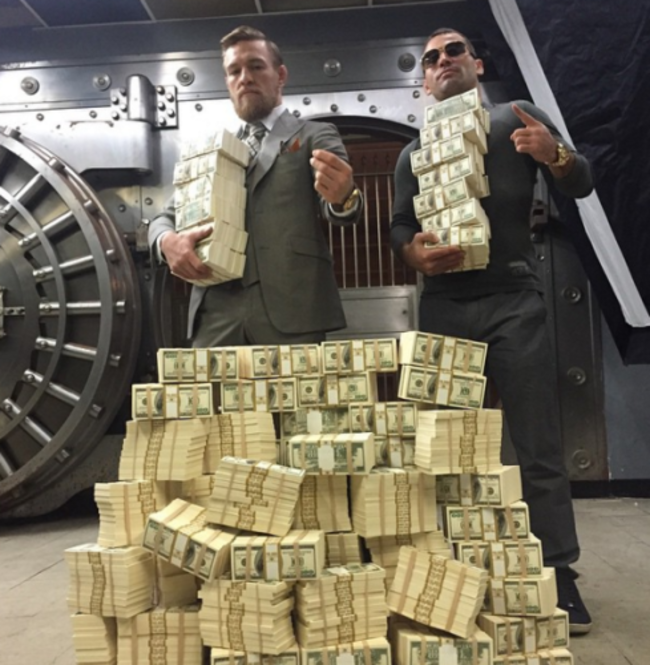 McGregor money insta