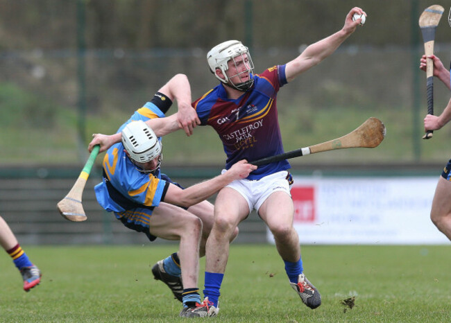 Colm Cronin tackles Brian Stapleton