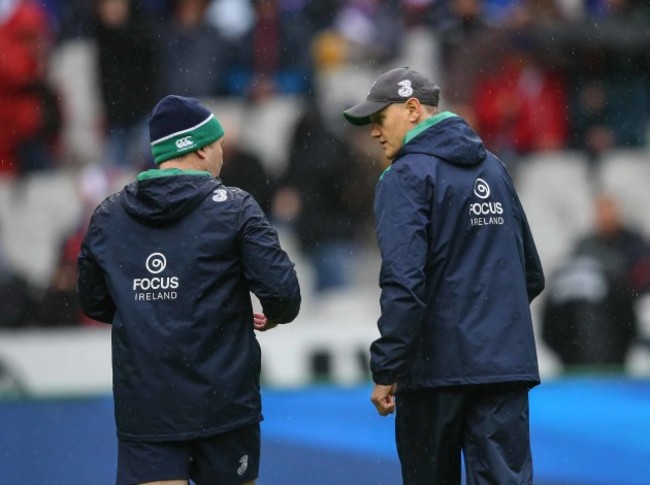 Richie Murphy with Joe Schmidt